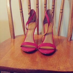 Pink sandal heels
